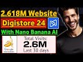 [2.618M Nano Banana AI] FREE Traffic Website For Organic Traffic &amp; Digistore24 Affiliate Marketing