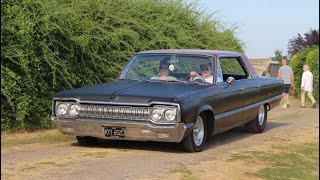 Dodge Custom 880 - 383 Big Block Mopar TTI Open Headers Start and Revs