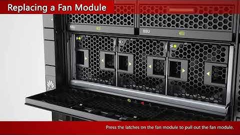 Huawei OceanStor Dorado6000 V3 Series Replacing a Fan Module (FRU)
