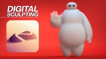 Digital Sculpting Baymax! Nomad Sculpt Full Tutorial now on Skillshare