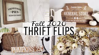 🍂 FALL 2020 THRIFT FLIPS | Cottage Farmhouse Decor | Trash To Treasure