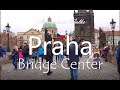 CITY WALKS: Praha Bridge travel - Прага прогулка по мосту к центру
