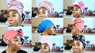 How to: Infinity Scarf Head Wrap, Turban or Gele