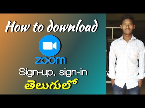 How to Download Zoom App in telugu/Signup/ How to Signin Zoom app in Telugu/Zoom app in Telugu/PYC