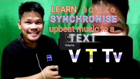 Tutorial on how to synchronise upbeat music to a Text using KineMaster 2020.