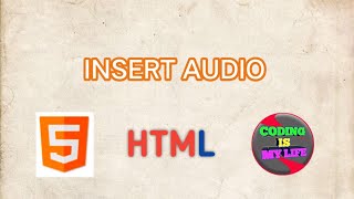HTML tutorial II How to Insert Audio in Webpage ll Step by step #html