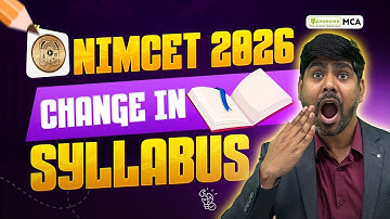 NIMCET 2026 : Change in Syllabus | Latest Update #nimcet