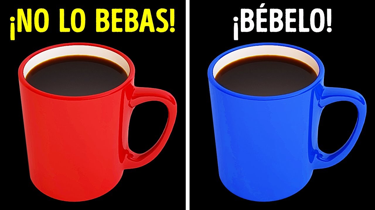 Por qué no deberías beber café con una taza roja
