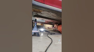 JACKSTAND FALLS OFF CAR #cars