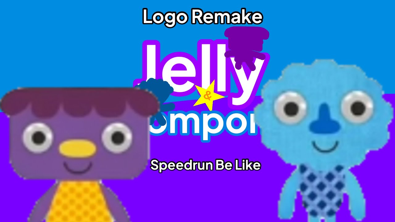 Jelly And Pompom Logo Remake Kinemaster Speedrun Be Like 10x Speed
