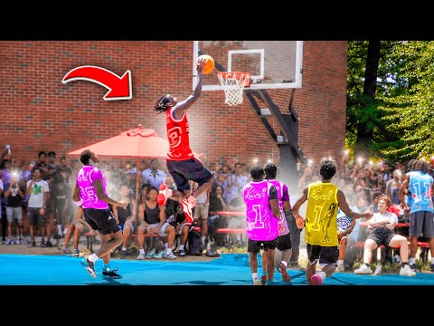 College Basketball Players vs. Park Hoopers...