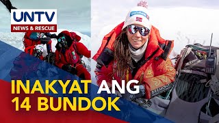 Babaeng Norwegian climber, inakyat ang tuktok ng 14 matataas na bundok sa mundo screenshot 4