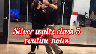 Silver Slow waltz class 5 full routine