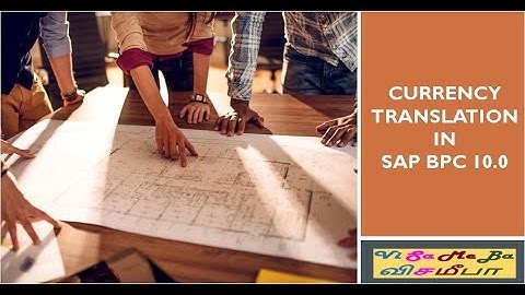 Currency Translation in SAP BPC 10.0