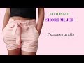 DIY Como hacer un short mujer corte y confección