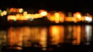 Background Video Cahaya Lampu Malam | Bokeh Video Background
