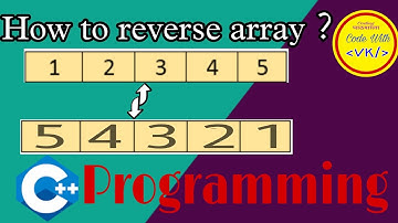 How to reverse array in C++ | C++ program to reverse array #shorts #youtubeshorts #code #tutorial