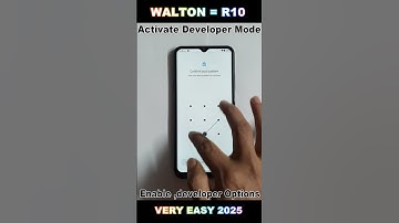How To Enable/Developer Options// Walton Primo R10// Developer For USB Debugging 2025//