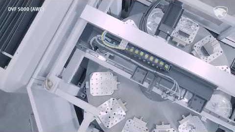 DVF 5000 with AWC_5axis automation_Doosan Machine Tools