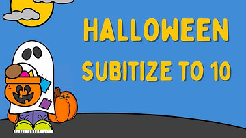 Halloween Subitize to 10 - Count and Exercise!