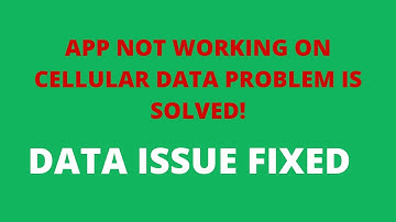 What if apps or an app not working on Mobile Data or Wi-fi | App not working on data @QAU Tech