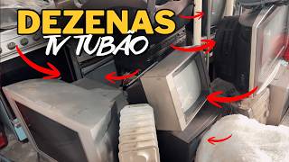 GALPÃO BRUTAL DE TV DE TUBO, comprei 3