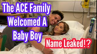 ACE Family Welcomed Baby Boy LEAKED NAME⁉ Austin McBroom \& Catherine Paiz Labor Delivery Third Child