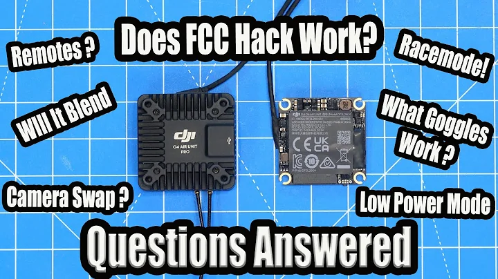 DJI O4 & O4 Pro Questions Answered - FCC Hacks - Goggles - Low Power Mode & More