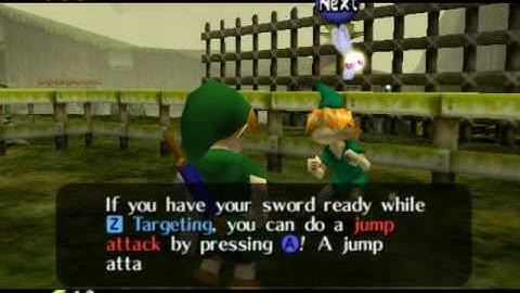 Legend of Zelda Ocarina of Time Walkthrough 01 (1/5) "Kokiri Sword"
