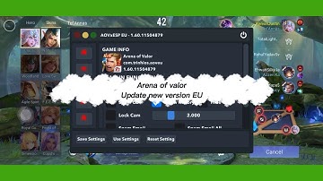 Arena of valor mod MENU version 1.60.1.2 - Latest Update Add Spam, Add Bug Skill,..