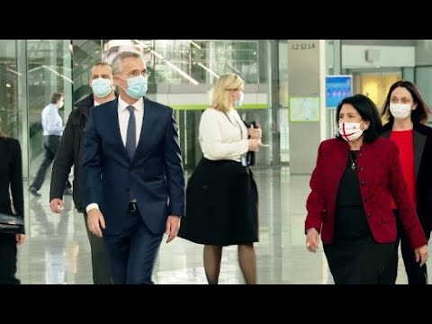 სალომე ზურაბიშვილი  ნატო-ს გენერალურ მდივანს იენს სტოლტენბერგს  შეხვდა