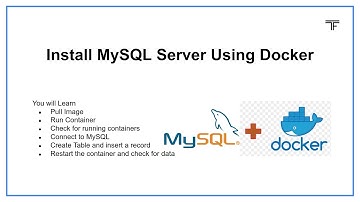 Install MySQL Server Using Docker