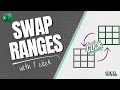 How to easily swap ranges in excel 1 click  excel off the grid