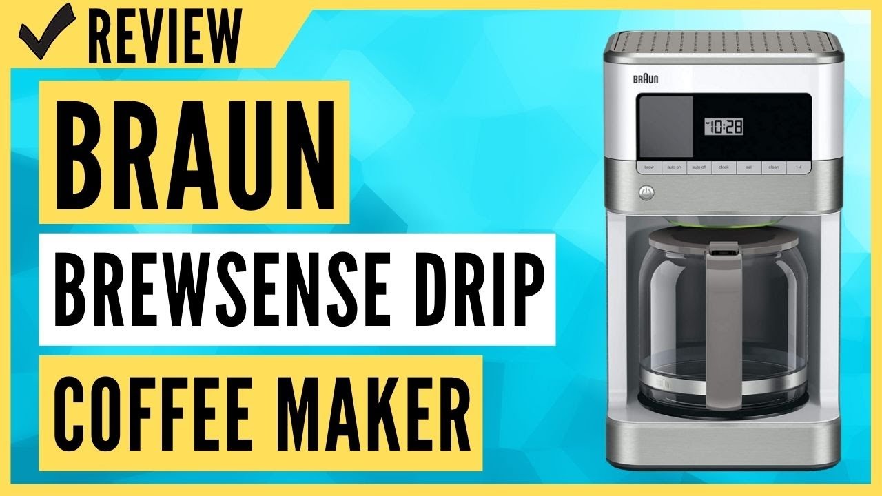 Braun - BrewSense 12-Cup Coffee Maker - Stainless Steel