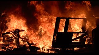 LAFD Engine 57 -Large Rubbish Fire