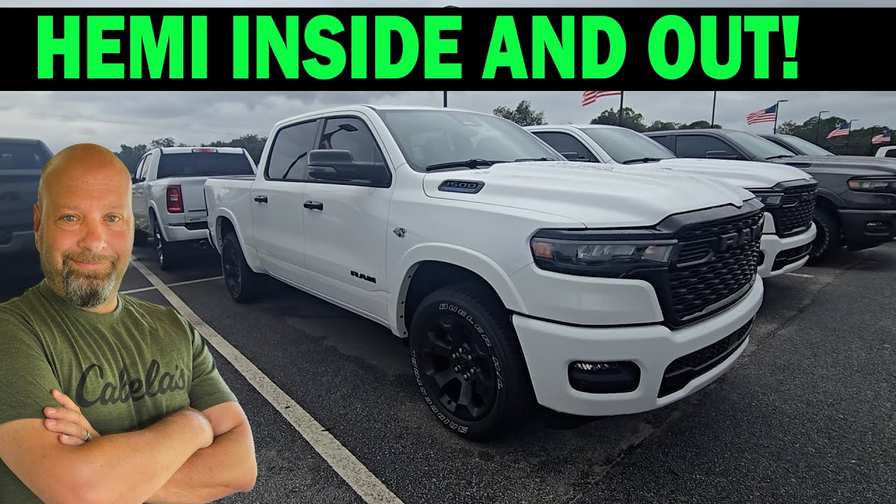 Обзор Ram 1500 HEMI 5.7 Big Horn 2026 года изнутри и снаружи (выхлоп GT)