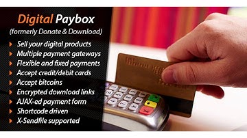 Digital Paybox - WordPress Plugin | Codecanyon Scripts and Snippets