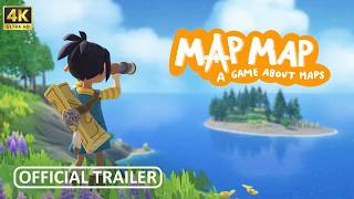 Map Map: A Game About Maps - Official Launch Trailer - Thinky Direct 2026