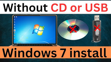 How to Install Windows 7 without CD or USB on PC Hindi 2025