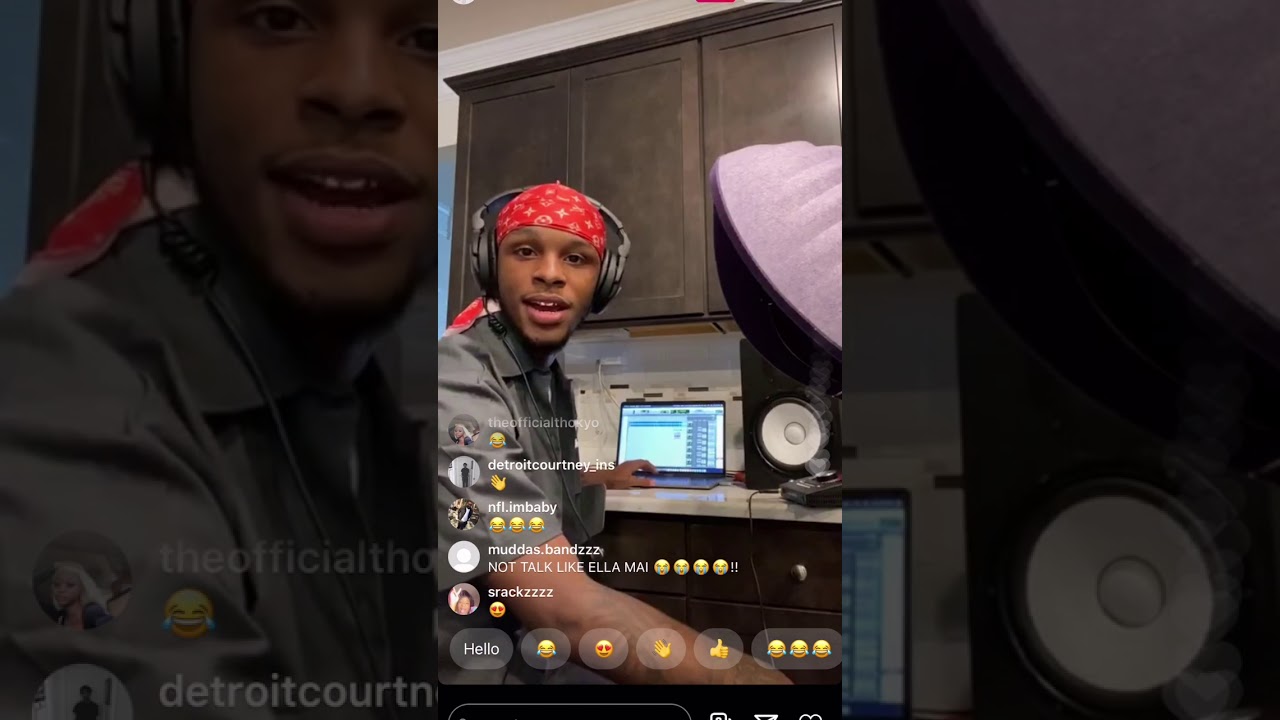 Toosii2x instagram live: making music | 6/28/2020