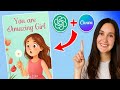 How To Create Story Book For Kids Using Canva and ChatGPT (Full Guide)
