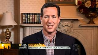 Santorum: Romney doesn't have "core" beliefs