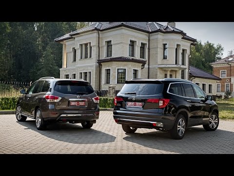Honda Pilot и Nissan Pathfinder 2016 — Статика - Honda Pilot и Nissan Pathfinder 2016 — Статика