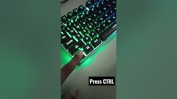 How to press left Ctrl in any Keyboard   |View Lab|#RGB#Keyboard#ctrl#shorts