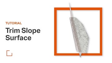 Trim Slope Surface in RocFall3 | Geometry Manipulation