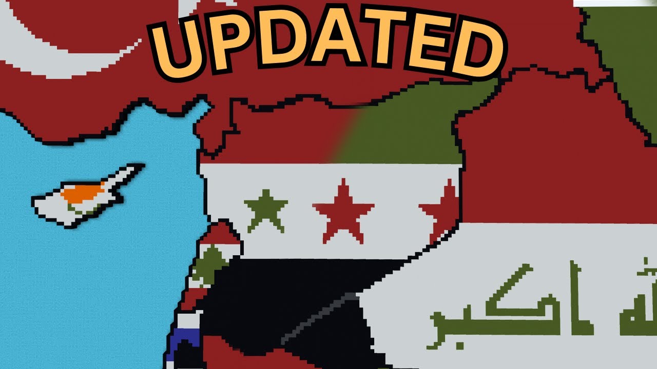 Syria Flag Change - World Flag Map Tutorial Updates [Minecraft] - YouTube