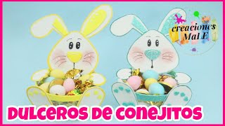 DULCEROS DE CONEJITOS PARA PASCUA || DIY || RECICLADO