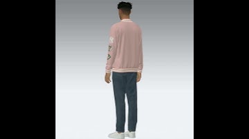 Stunning 3D Modeled Bomber Jacket #3Ddesign #MarvelousDesigner #Clo3D #photorealistic #viralvideo"