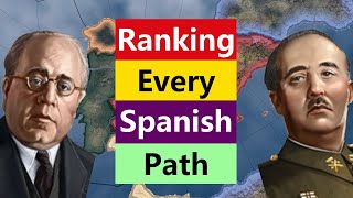 Ranking ALL 7 Spanish Focus Trees in Hearts of Iron 4