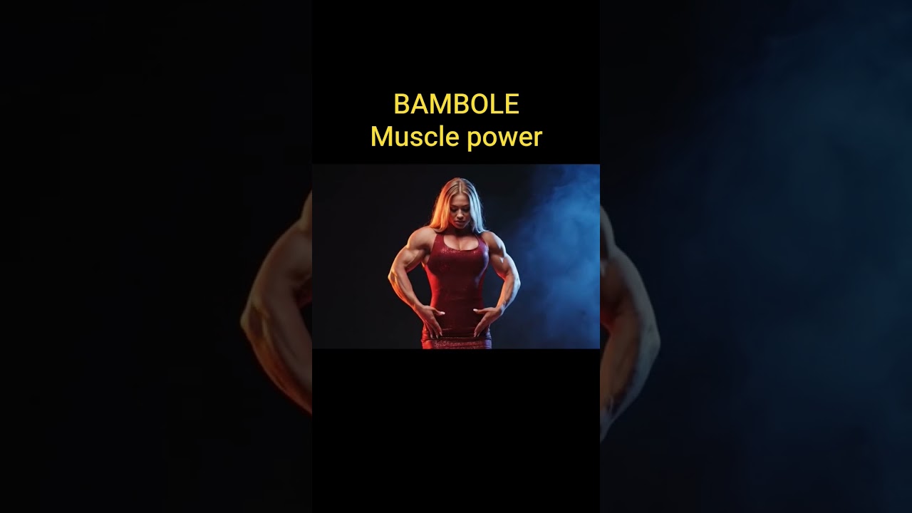 "Muscle Dance Power 💃💪 #ellamanda #strongwoman #fuerzafemenina #musclewoman #fitnessfemenino